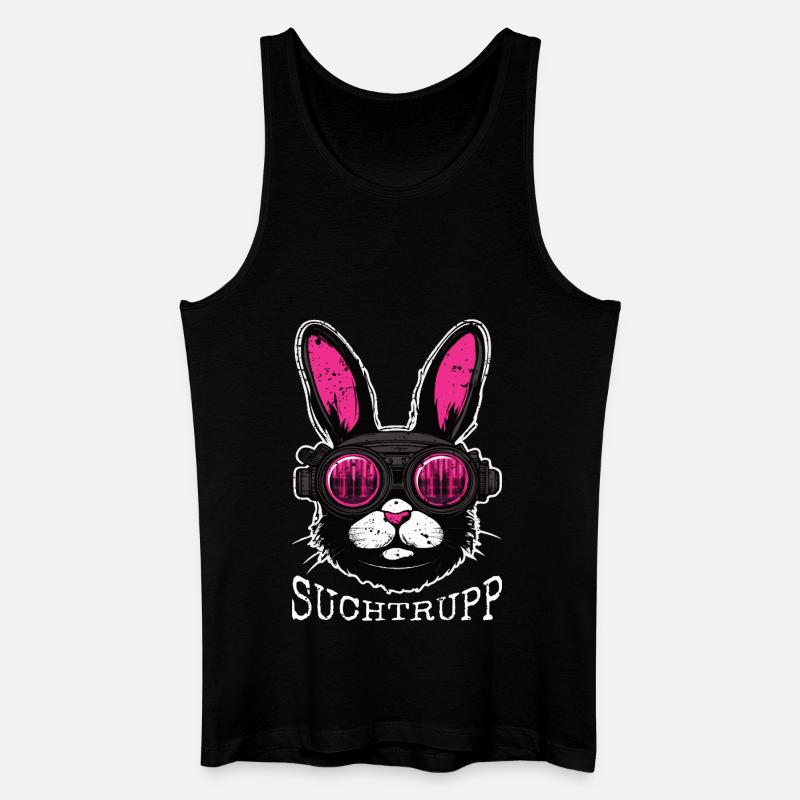 ostern osterhase suchtrupp - Männer Bio Tank Top - Schwarz