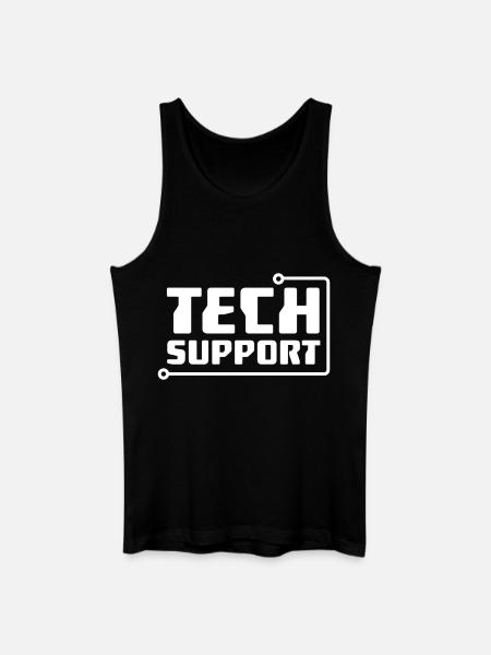 Tech Support - Men’s Organic Tank Top - black
