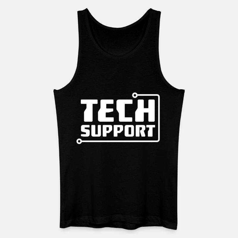 Assistance technique - Débardeur bio Homme - noir