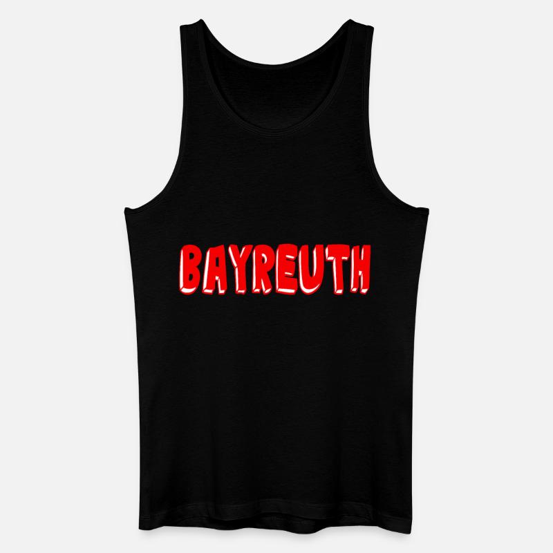 Bayreuth Bayern - Männer Bio Tank Top - Schwarz