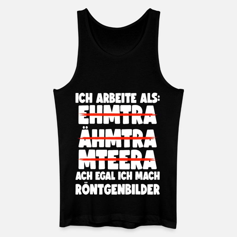 Medizinisch-Technischer Radiologie Assistent MTRA - Männer Bio Tank Top - Schwarz