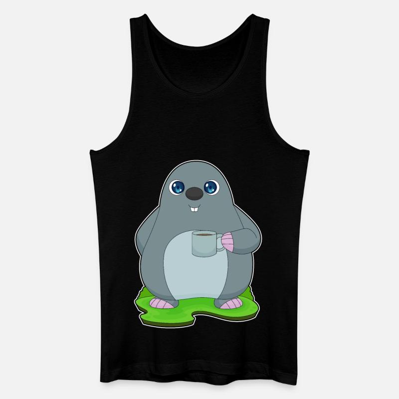 Mole Coffee Tassee - Men’s Organic Tank Top - black