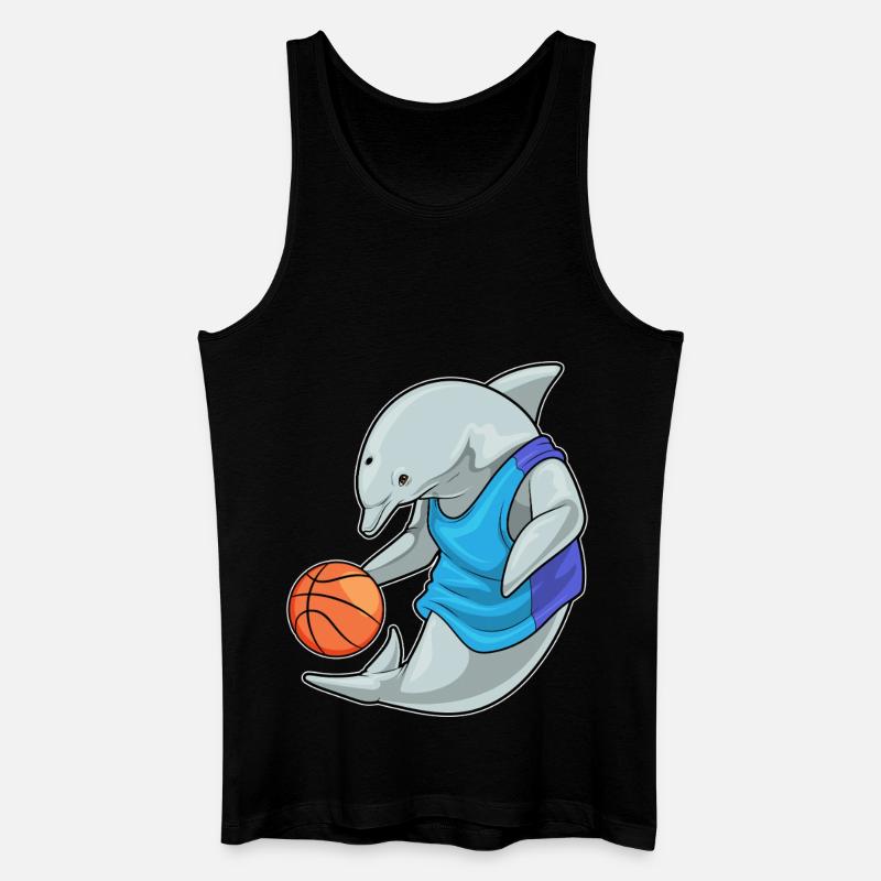 Dolphin Basketteur Basketteur - Débardeur bio Homme - noir