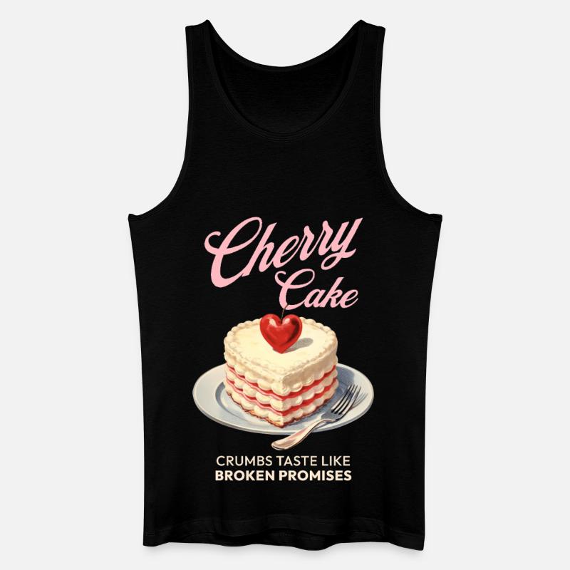 Cherries Cherry Pie Baking Gift - Men’s Organic Tank Top - black