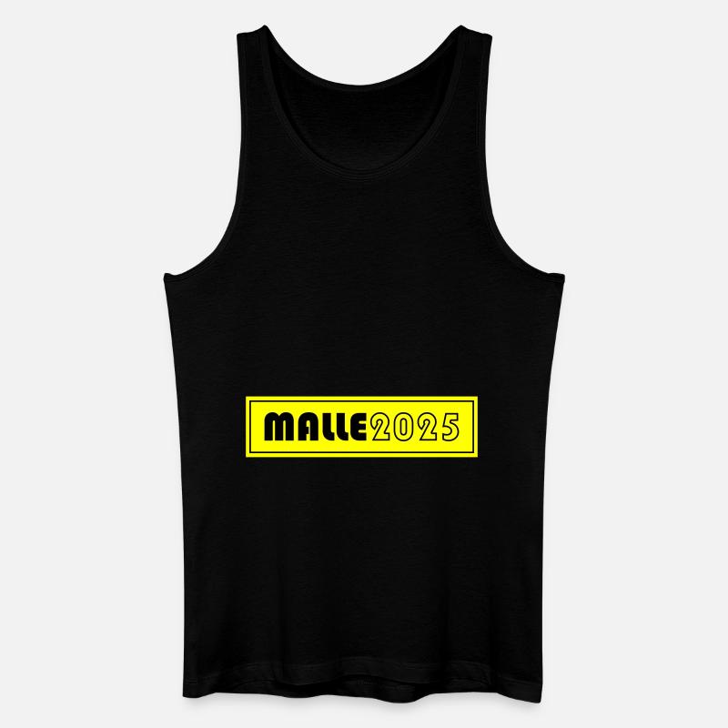 Malle 2025 - Männer Bio Tank Top - Schwarz