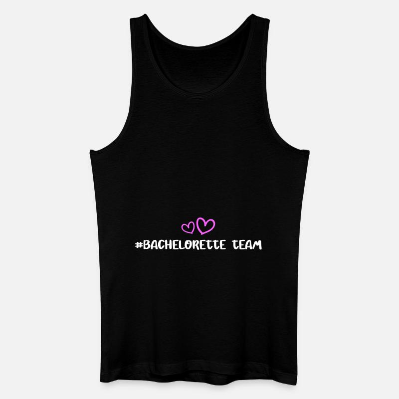 bachelorette team herz - Männer Bio Tank Top - Schwarz