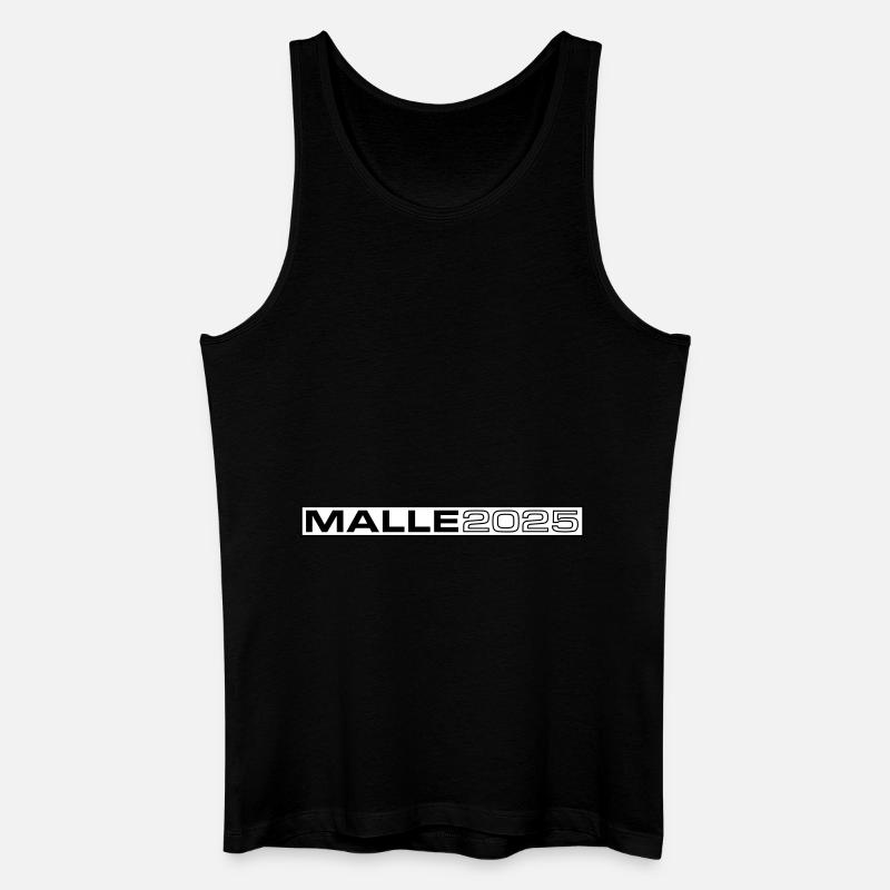 Malle 2025 - Männer Bio Tank Top - Schwarz
