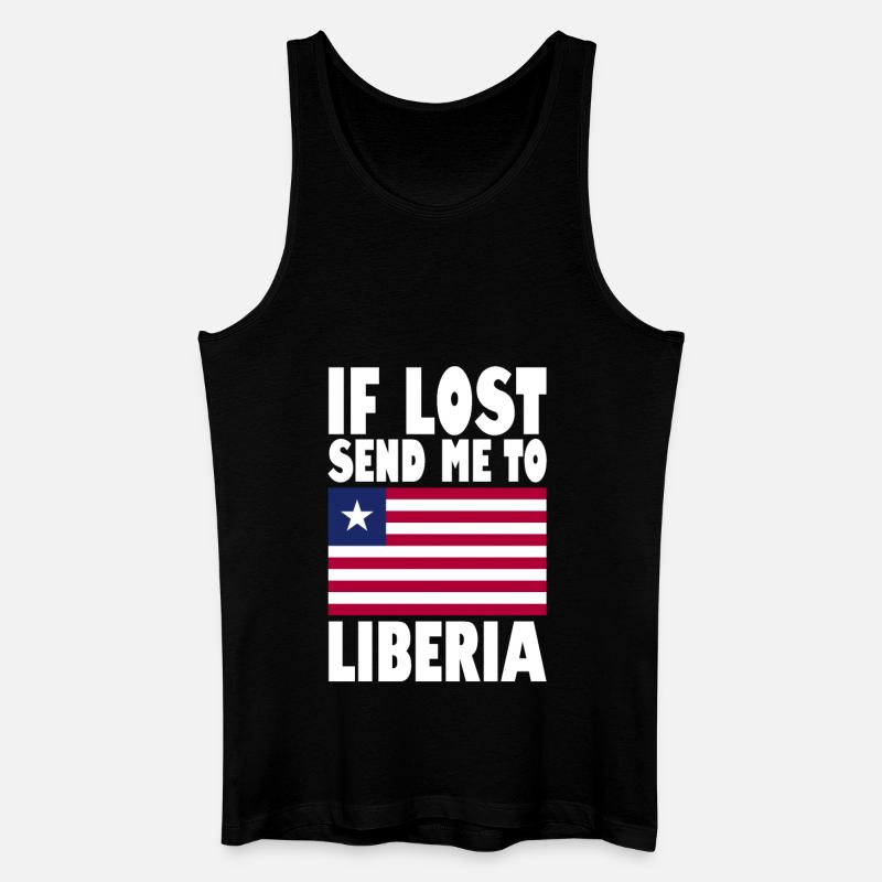 Drapeau de la Libye - Débardeur bio Homme - noir