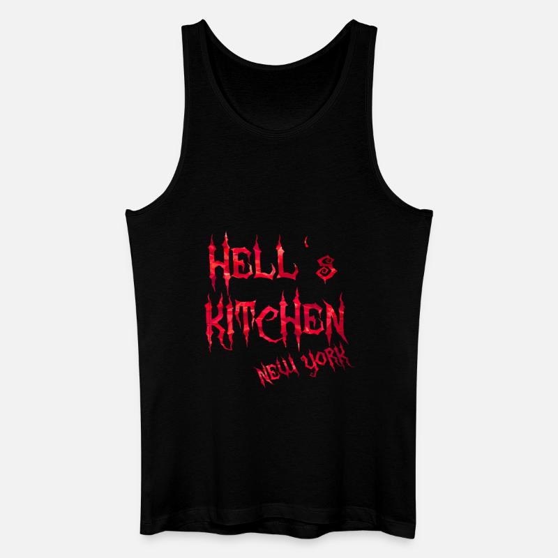 Hell's Kitchen - Männer Bio Tank Top - Schwarz