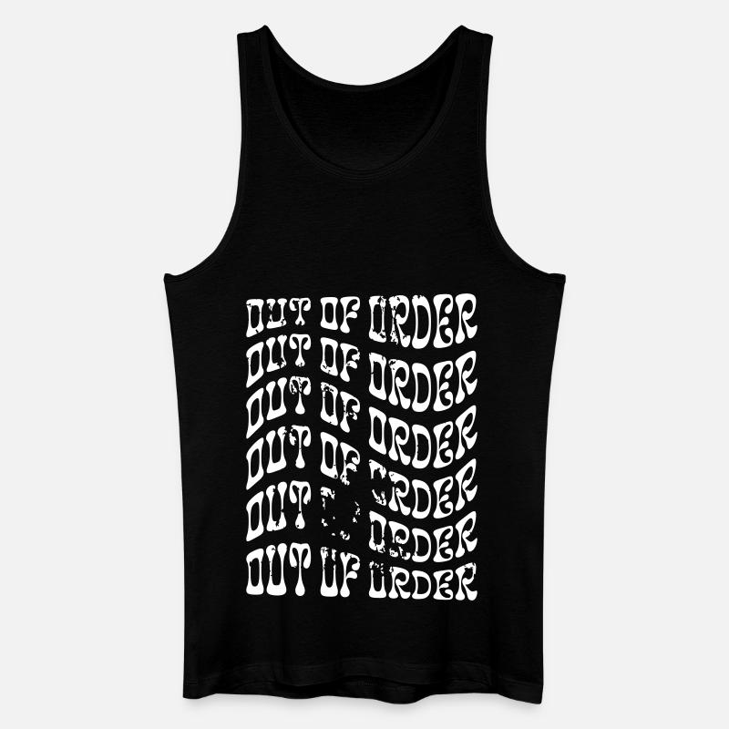 Arbeit Wochenende kur burnout reha - Männer Bio Tank Top - Schwarz