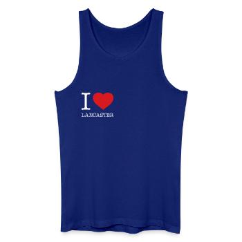 I love Lancaster - Men’s Organic Tank Top - royal blue - Front