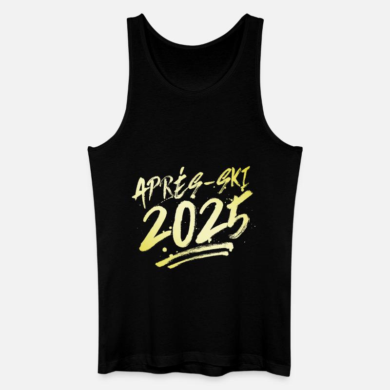 Apres Ski 2025 - Männer Bio Tank Top - Schwarz