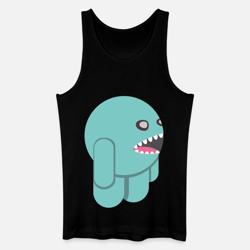 Männchen - Männer Bio Tank Top - Schwarz