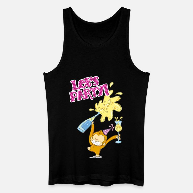 Munga Party - Männer Bio Tank Top - Schwarz