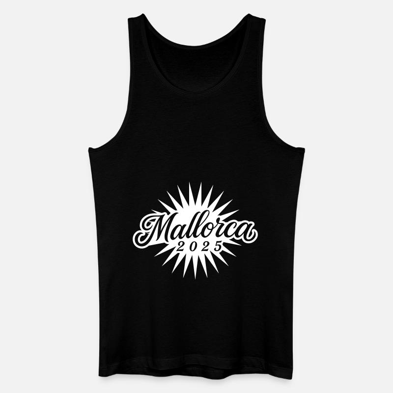 Mallorca 2025 - Männer Bio Tank Top - Schwarz