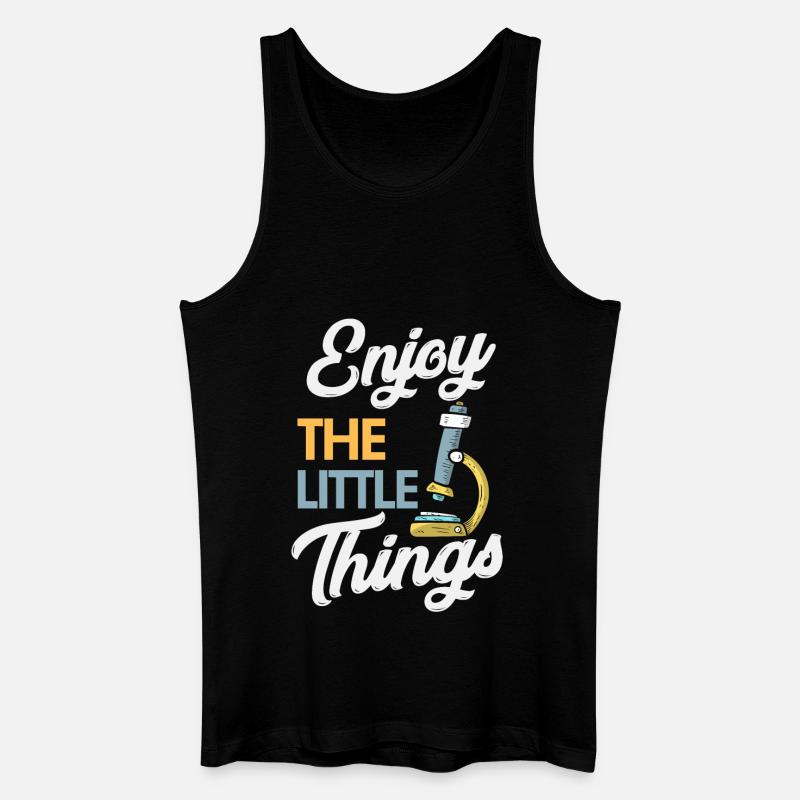 Science Research Microscope - Men’s Organic Tank Top - black