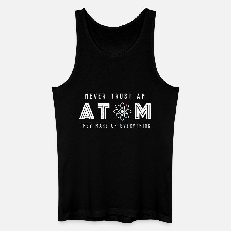 Wissenschaft Atom Science - Men’s Organic Tank Top - black