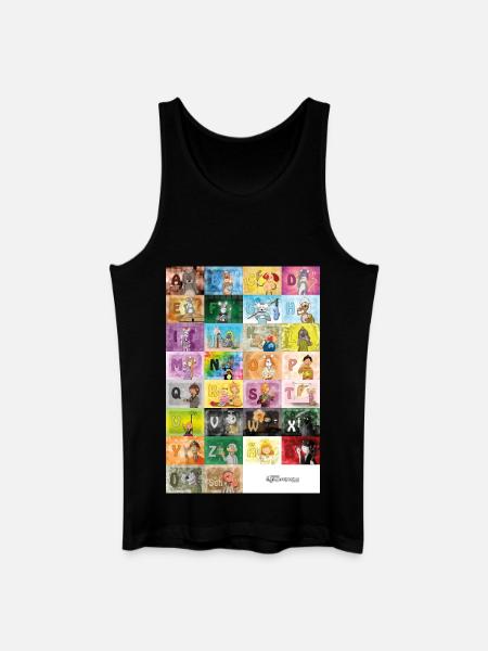 German Finger Alphabet 1 / - Men’s Organic Tank Top - black