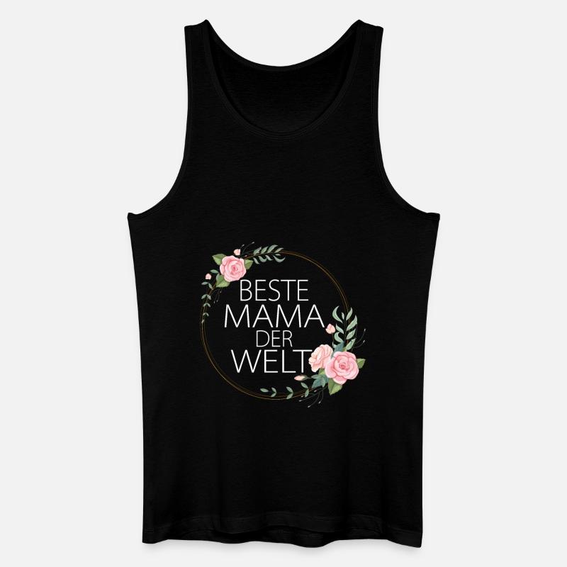 Beste Mama der Welt - Männer Bio Tank Top - Schwarz