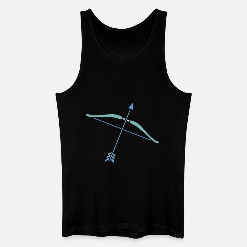 Sternzeichen Schütze - Männer Bio Tank Top - Schwarz