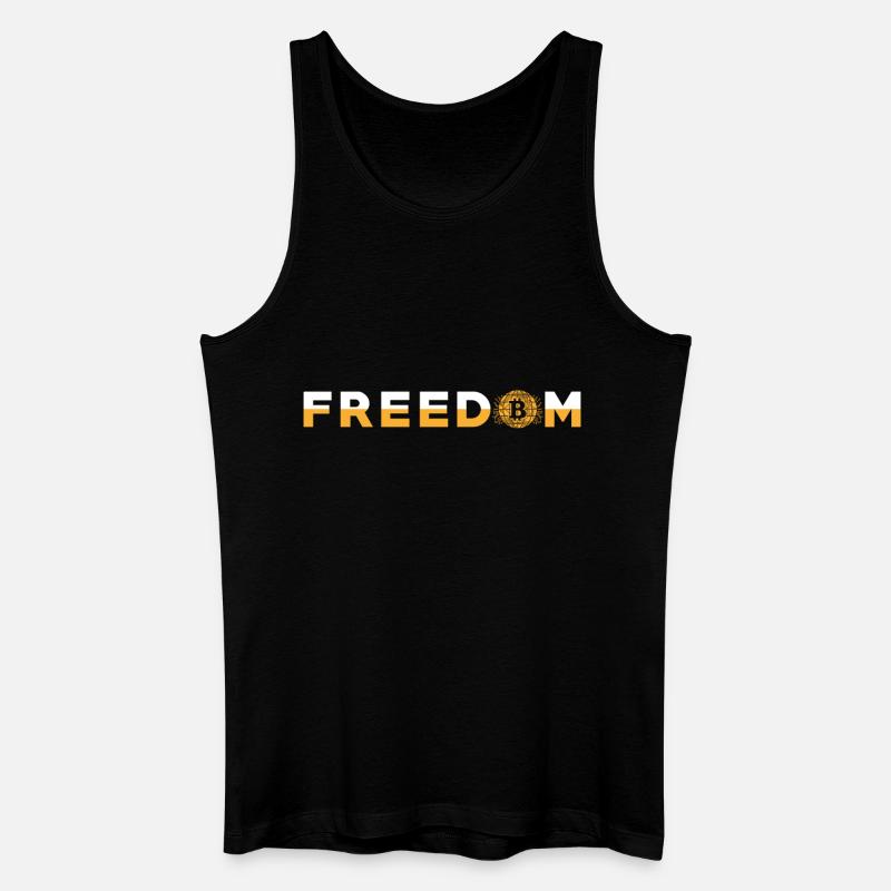 Bitcoin - Männer Bio Tank Top - Schwarz