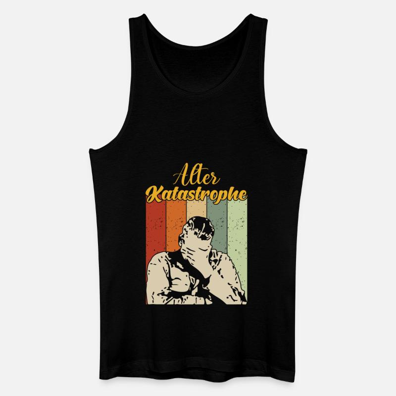 Alter Katastrophe - Männer Bio Tank Top - Schwarz