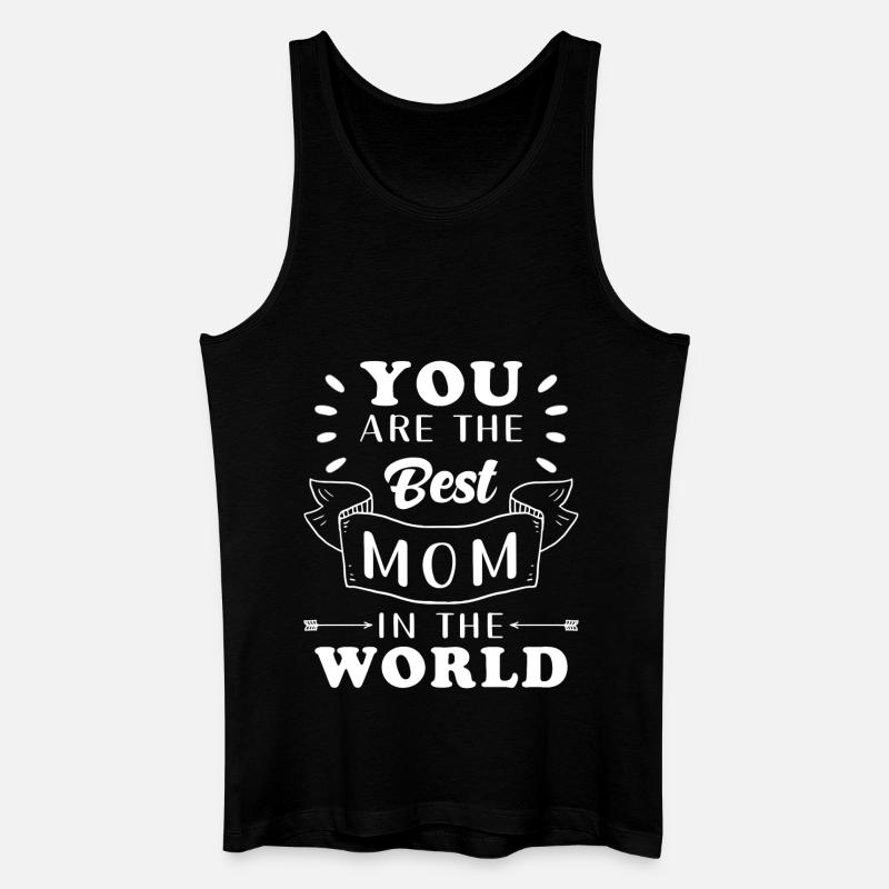 Weltbeste Mama - Männer Bio Tank Top - Schwarz