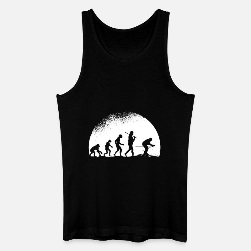 Evolution Ski - Men’s Organic Tank Top - black