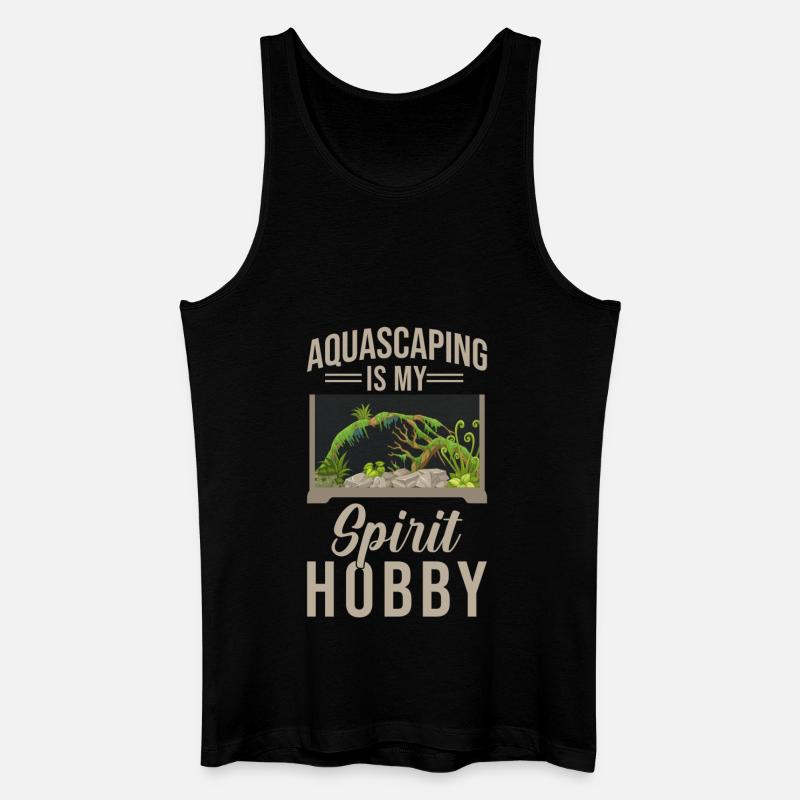 Aquascaping - Männer Bio Tank Top - Schwarz