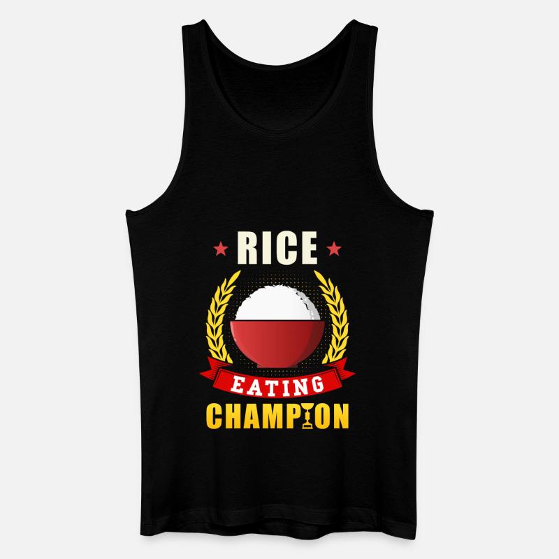 Reis Champion - Männer Bio Tank Top - Schwarz