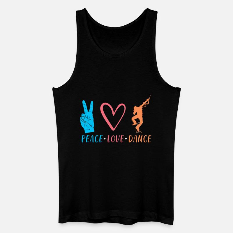 Tanzen Tänzer Geschenk - Männer Bio Tank Top - Schwarz