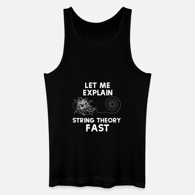 String Theory - Men’s Organic Tank Top - black