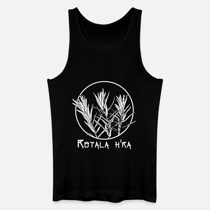Rotala h'ra - Männer Bio Tank Top - Schwarz