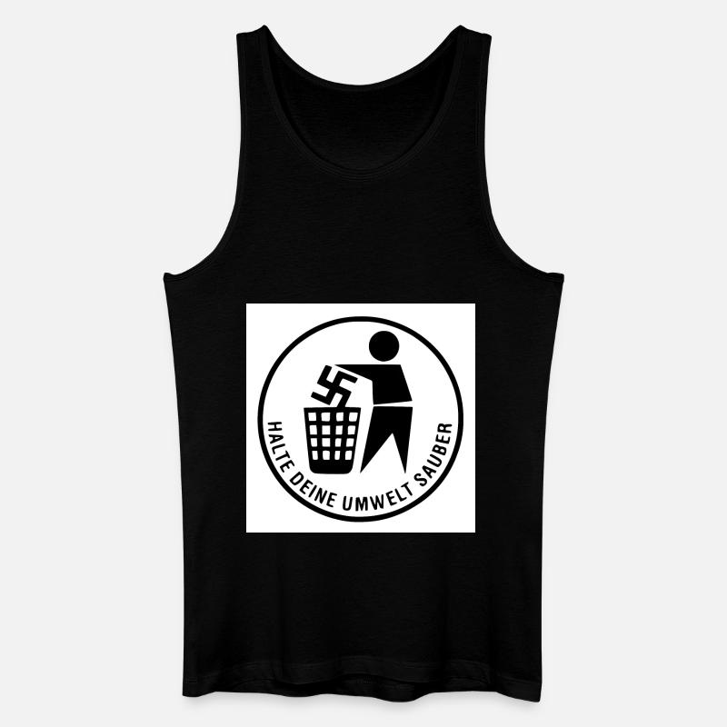 Keep your environment clean - Men’s Organic Tank Top - black