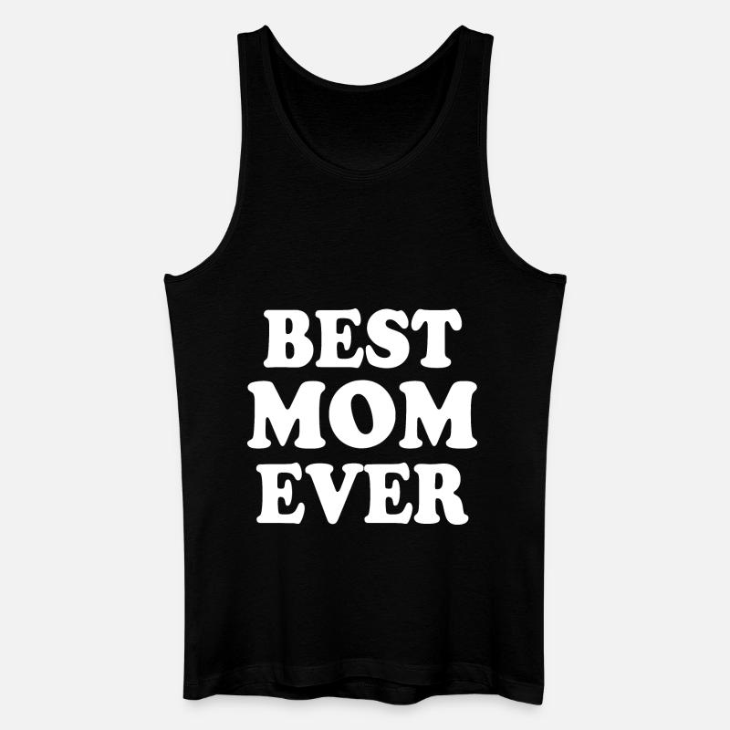 Best mom ever - Männer Bio Tank Top - Schwarz