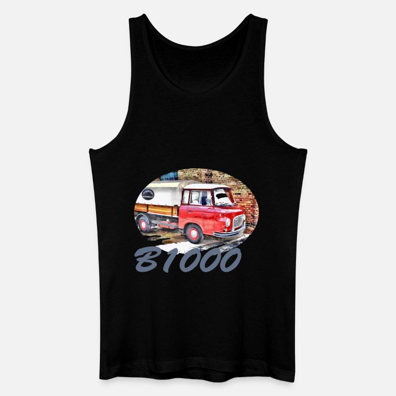 B1000 Pritsche Barkas - Männer Bio Tank Top - Schwarz