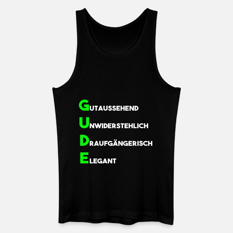 Gude - Männer Bio Tank Top - Schwarz