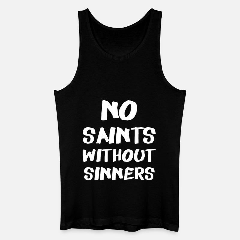 Aucun Saints Sans Sinners - Débardeur bio Homme - noir