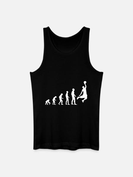 Basketball Evolution - Men’s Organic Tank Top - black