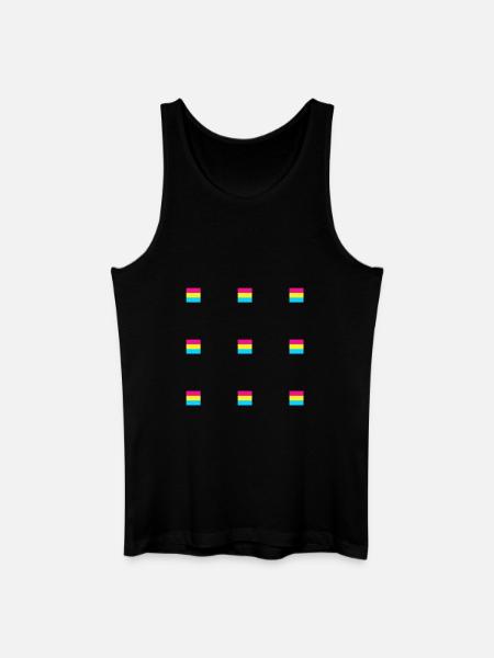 Pansexual Flags - Men’s Organic Tank Top - black