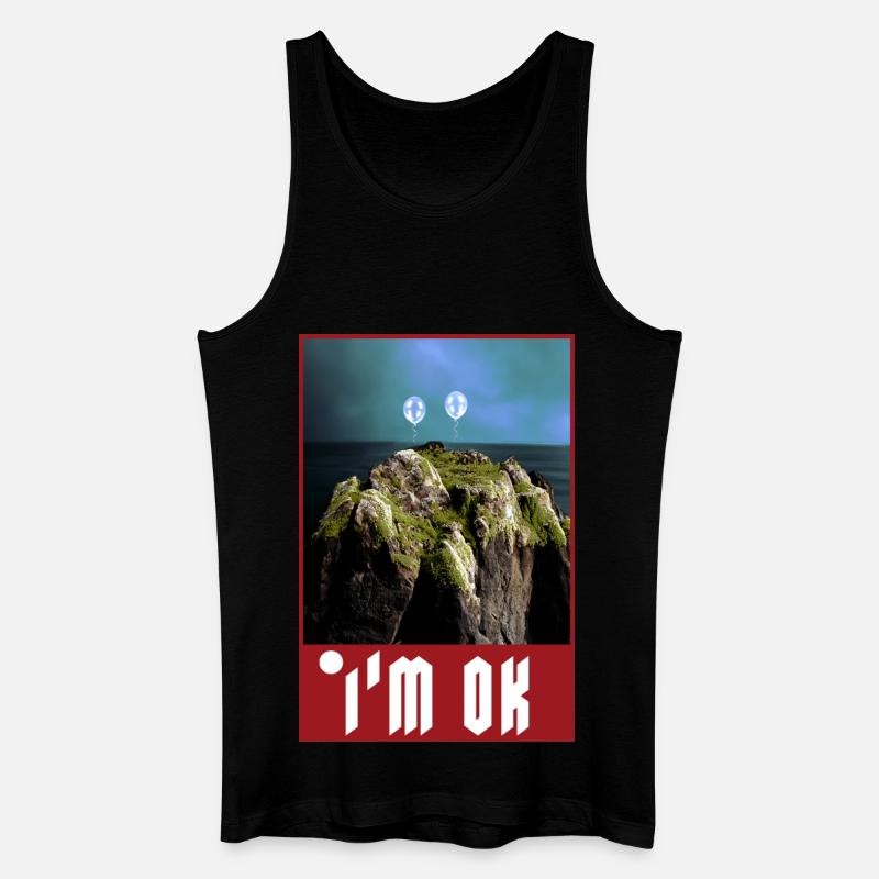 Formally Dressed Chitty-Chatty - Männer Bio Tank Top - Schwarz