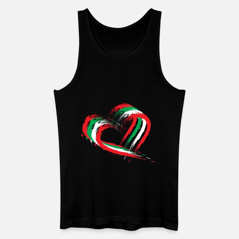 Libanon - Männer Bio Tank Top - Schwarz
