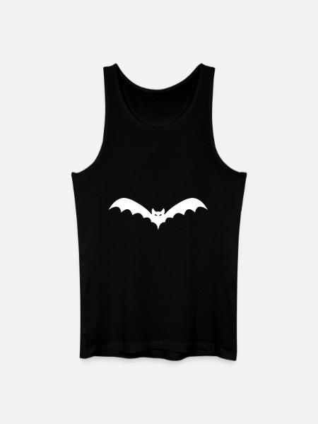 bat II 1c - Débardeur bio Homme - noir