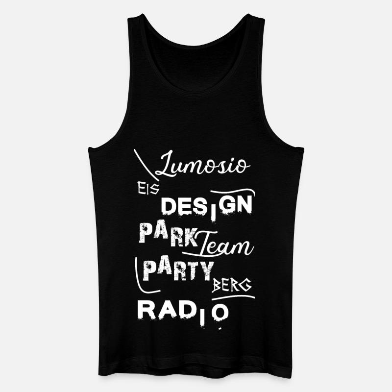 Die Antwort auf Alles - Männer Bio Tank Top - Schwarz
