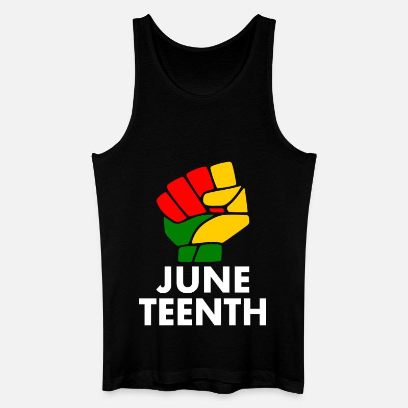 juneteenth - Débardeur bio Homme - noir