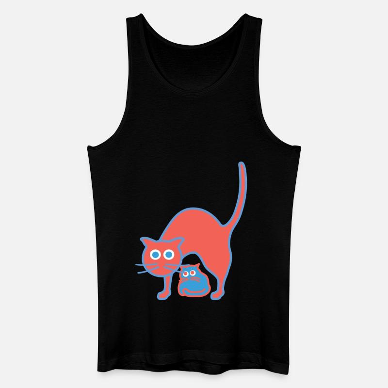 Tiff und Toeff 2 - Männer Bio Tank Top - Schwarz
