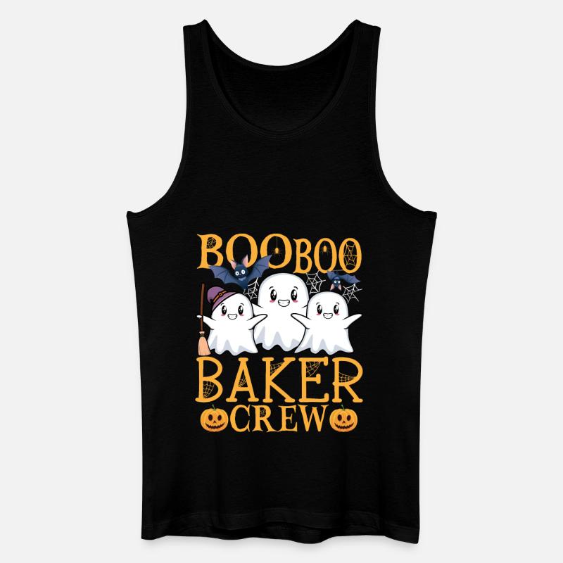 Bäcker uu Lustiger Bäcker - Männer Bio Tank Top - Schwarz