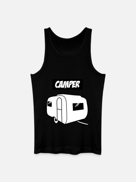 campeur - Débardeur bio Homme - noir