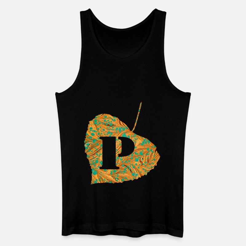 blatt e 95 p - Männer Bio Tank Top - Schwarz