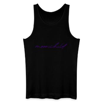moonchild violett - Männer Bio Tank Top - Schwarz - Vorne